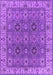 Machine Washable Oriental Purple Industrial Area Rugs, wshurb2483pur