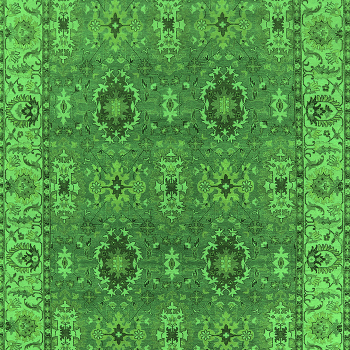 Oriental Green Industrial Rug, urb2483grn