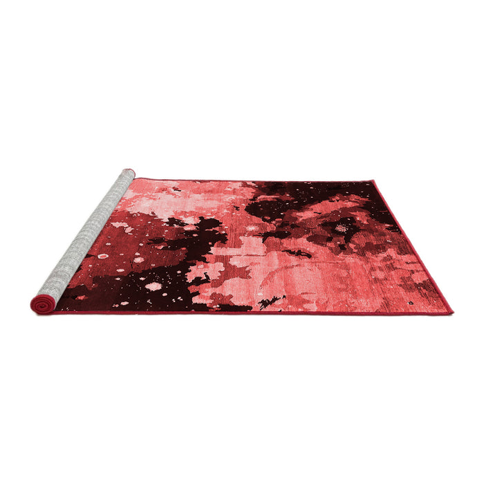 Industrial Red Washable Rugs