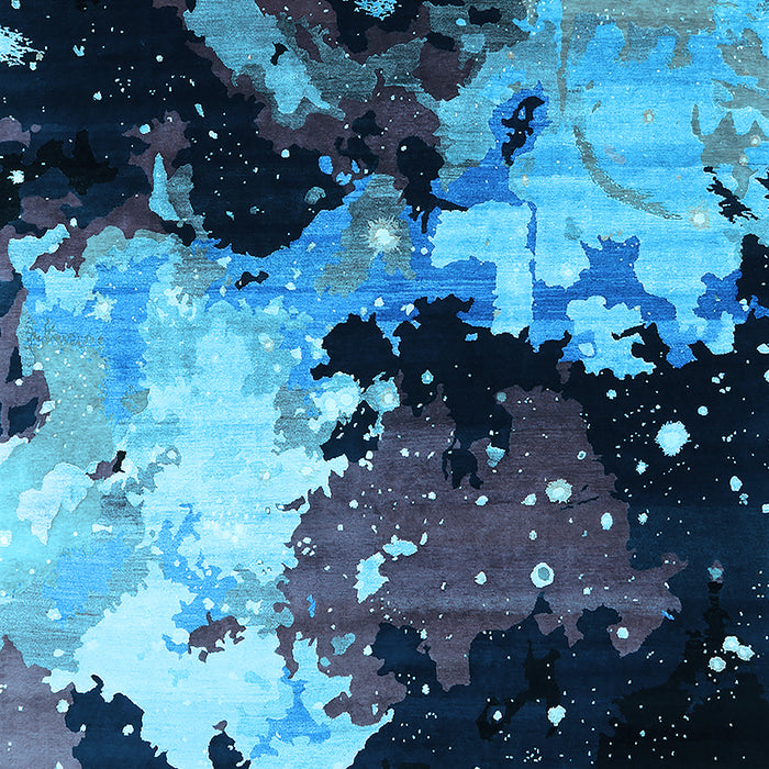 Oriental Light Blue Industrial Rug, urb2484lblu