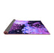 Sideview of Oriental Purple Industrial Rug, urb2484pur