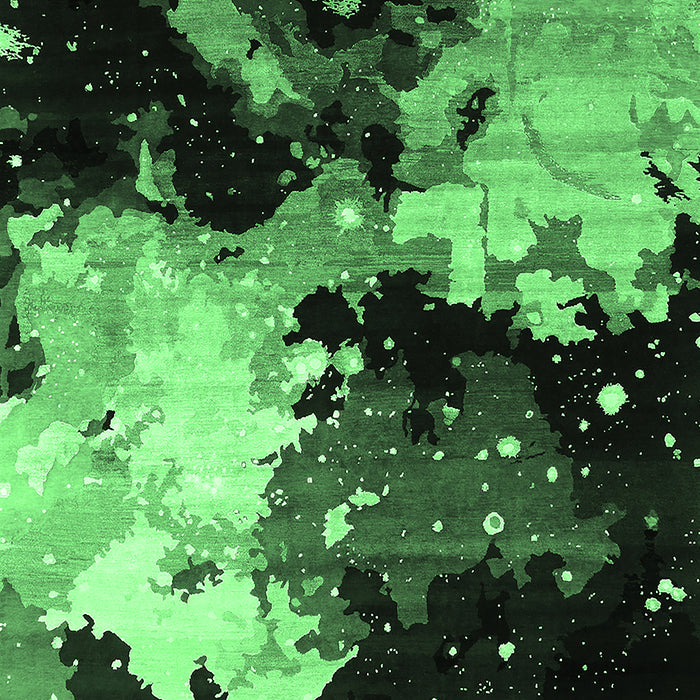 Oriental Emerald Green Industrial Rug, urb2484emgrn