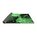 Sideview of Oriental Emerald Green Industrial Rug, urb2484emgrn