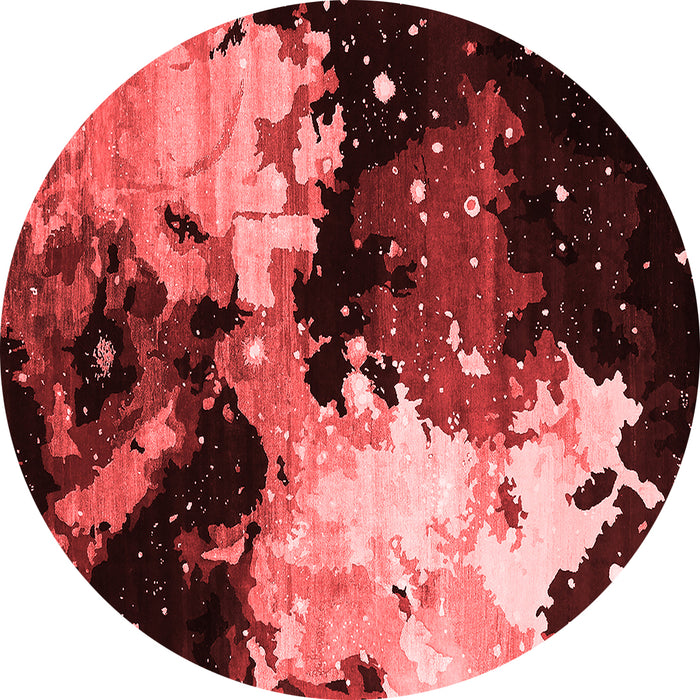 Machine Washable Oriental Red Industrial Rug, wshurb2484red