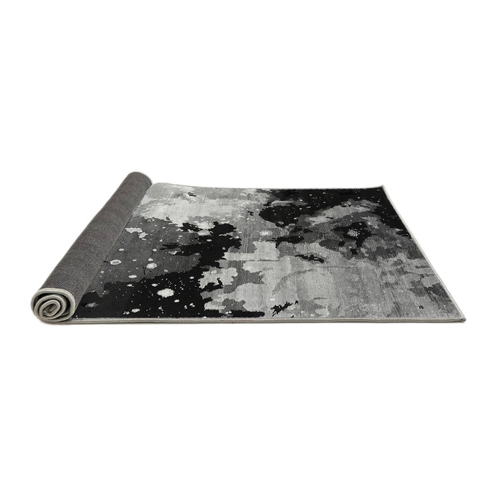 Sideview of Oriental Gray Industrial Rug, urb2484gry