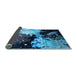 Sideview of Oriental Light Blue Industrial Rug, urb2484lblu