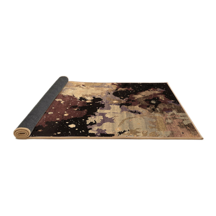 Sideview of Oriental Brown Industrial Rug, urb2484brn