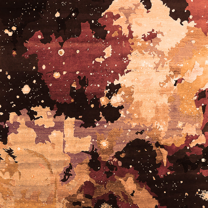 Oriental Orange Industrial Rug, urb2484org