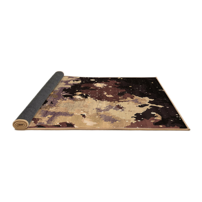 Sideview of Oriental Brown Industrial Rug, urb2485brn
