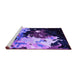 Sideview of Machine Washable Oriental Purple Industrial Area Rugs, wshurb2485pur