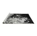 Sideview of Machine Washable Oriental Gray Industrial Rug, wshurb2485gry