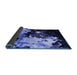 Sideview of Oriental Blue Industrial Rug, urb2485blu