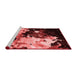 Industrial Red Washable Rugs