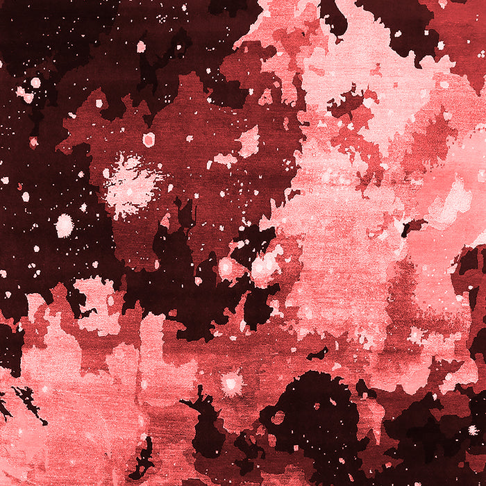 Machine Washable Oriental Red Industrial Rug, wshurb2485red