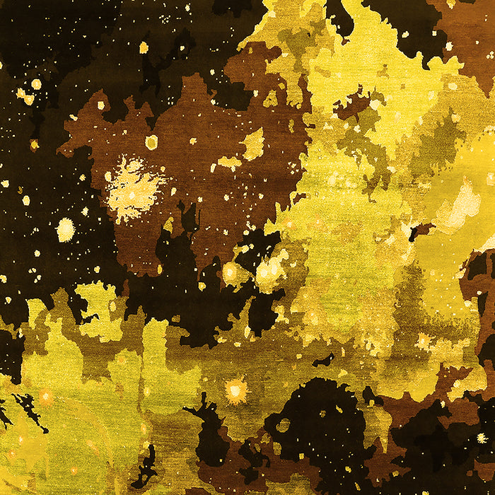 Oriental Yellow Industrial Rug, urb2485yw