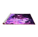 Sideview of Machine Washable Oriental Pink Industrial Rug, wshurb2485pnk