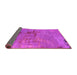 Sideview of Oriental Pink Industrial Rug, urb2486pnk