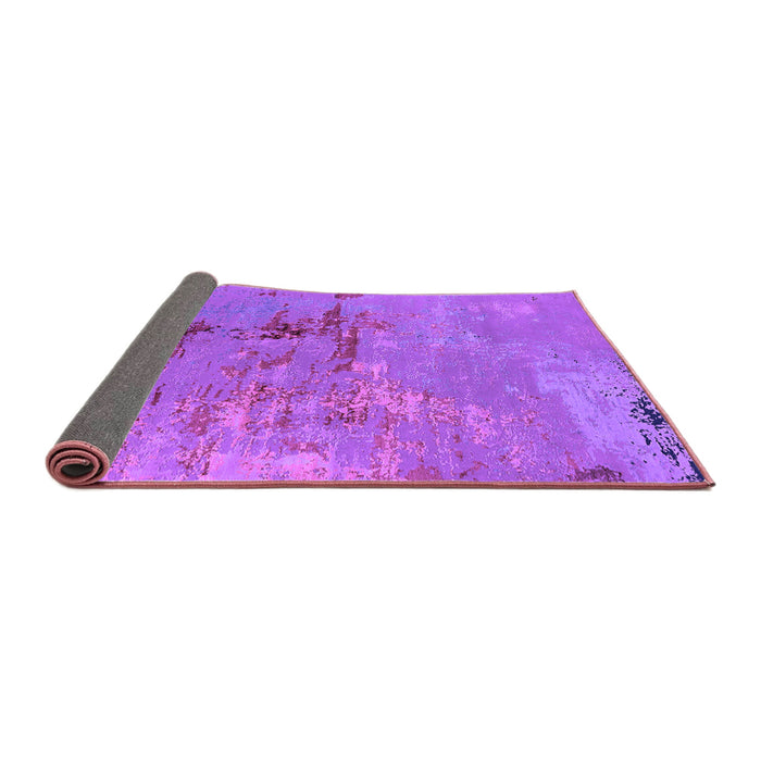 Sideview of Oriental Purple Industrial Rug, urb2486pur