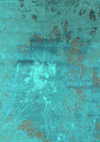 Oriental Turquoise Industrial Rug, urb2487turq