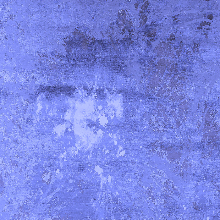 Machine Washable Oriental Blue Industrial Rug, wshurb2487blu