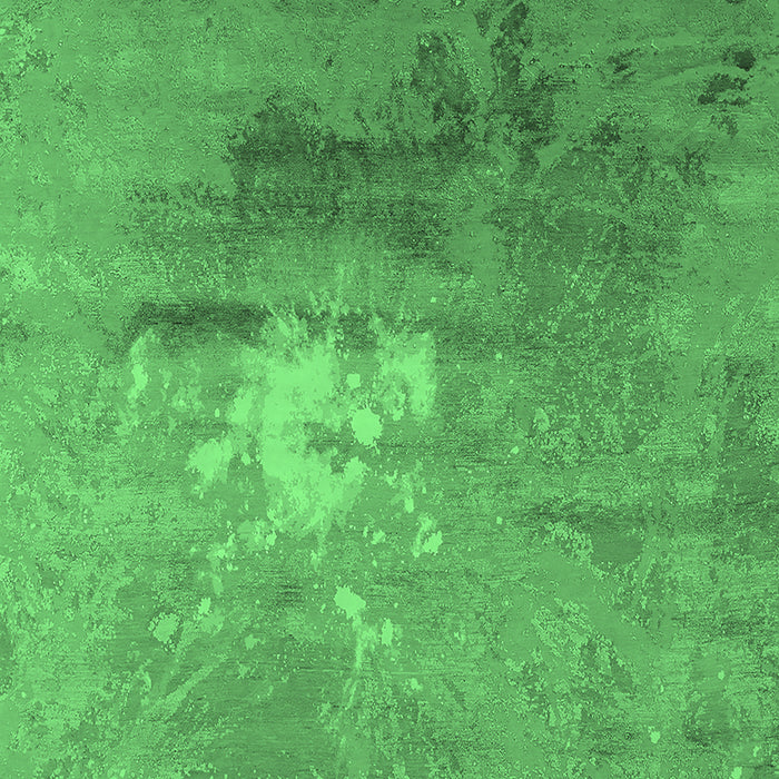 Machine Washable Oriental Emerald Green Industrial Area Rugs, wshurb2487emgrn