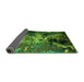 Sideview of Oriental Green Industrial Rug, urb2488grn