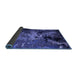 Sideview of Oriental Blue Industrial Rug, urb2488blu