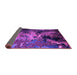 Sideview of Oriental Purple Industrial Rug, urb2488pur