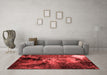 Industrial Red Washable Rugs