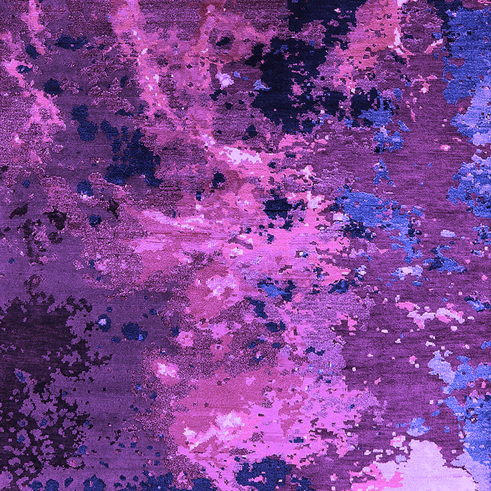 Machine Washable Oriental Purple Industrial Area Rugs, wshurb2488pur