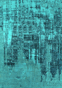 Oriental Turquoise Industrial Rug, urb2489turq