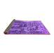 Sideview of Oriental Purple Industrial Rug, urb2489pur