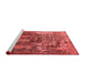 Industrial Red Washable Rugs