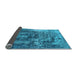 Sideview of Oriental Light Blue Industrial Rug, urb2489lblu