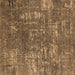 Square Oriental Brown Industrial Rug, urb2490brn