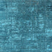 Square Oriental Light Blue Industrial Rug, urb2490lblu