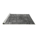 Sideview of Machine Washable Oriental Gray Industrial Rug, wshurb2490gry