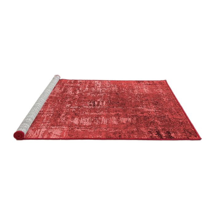 Industrial Red Washable Rugs