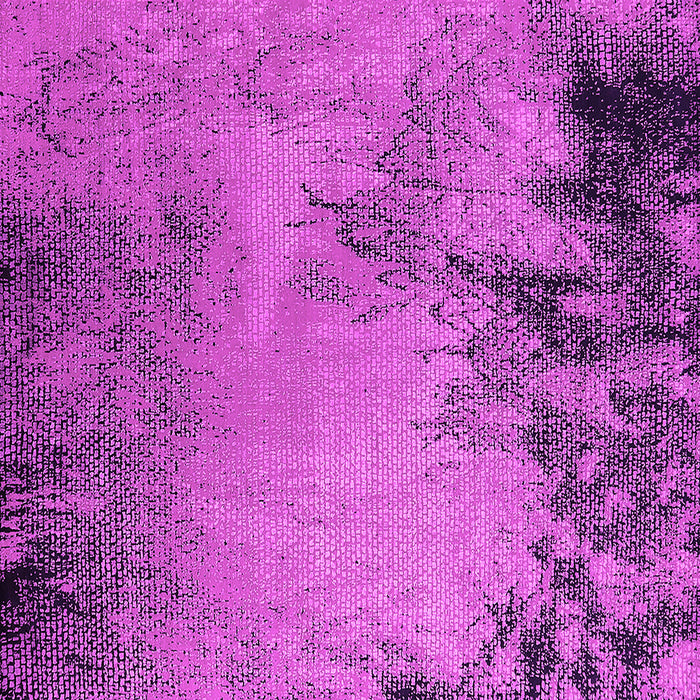 Square Machine Washable Oriental Pink Industrial Rug, wshurb2491pnk