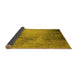 Sideview of Oriental Yellow Industrial Rug, urb2491yw