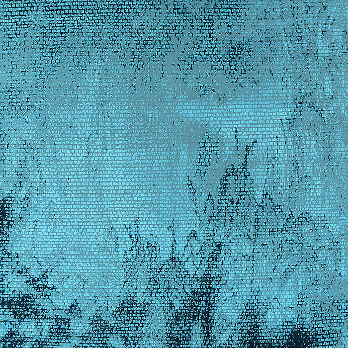 Machine Washable Oriental Light Blue Industrial Rug, wshurb2491lblu