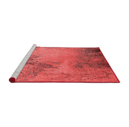 Industrial Red Washable Rugs