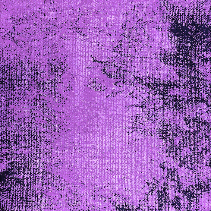 Square Machine Washable Oriental Purple Industrial Area Rugs, wshurb2491pur