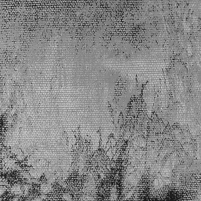 Machine Washable Oriental Gray Industrial Rug, wshurb2491gry