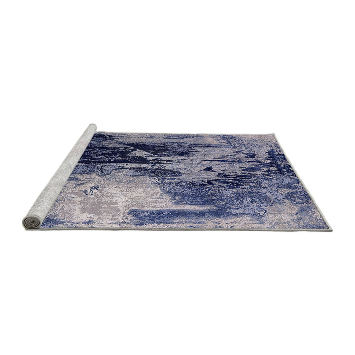 Sideview of Machine Washable Industrial Modern Wisteria Purple Rug, wshurb2492