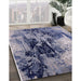 Machine Washable Industrial Modern Wisteria Purple Rug in a Family Room, wshurb2492