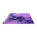 Sideview of Machine Washable Oriental Purple Industrial Area Rugs, wshurb2492pur