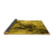 Sideview of Oriental Yellow Industrial Rug, urb2492yw