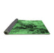 Sideview of Oriental Emerald Green Industrial Rug, urb2492emgrn