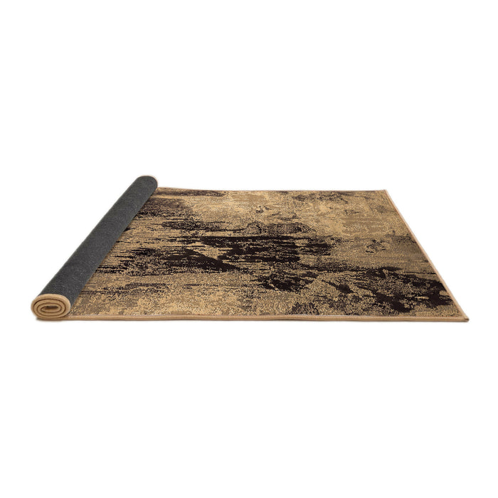 Sideview of Oriental Brown Industrial Rug, urb2492brn